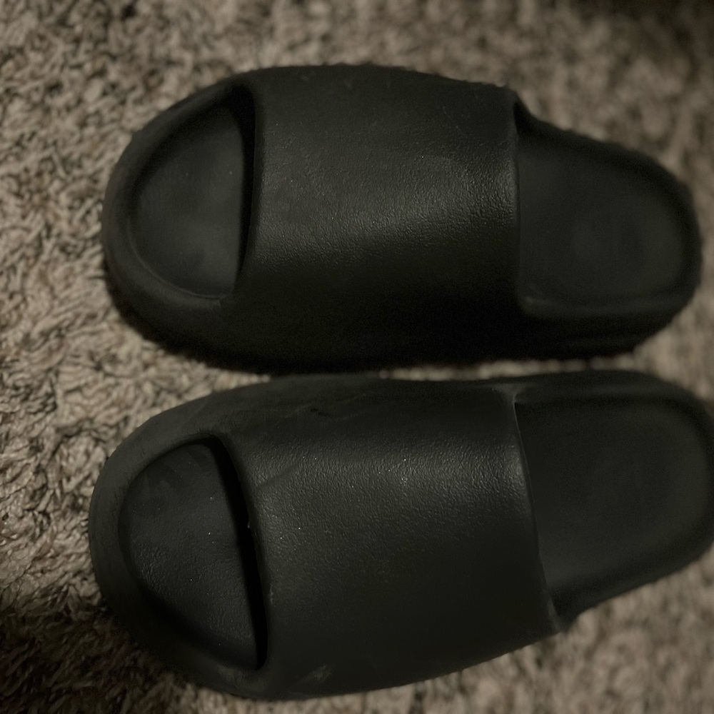 Black Slide Sandals